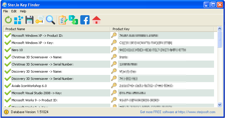 SterJo Key Finder Portable screenshot