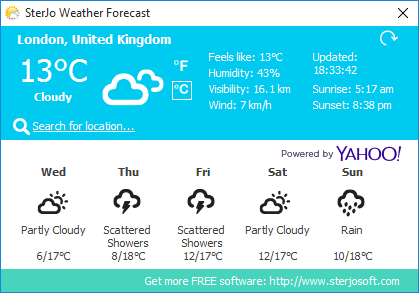 SterJo Weather Forecast