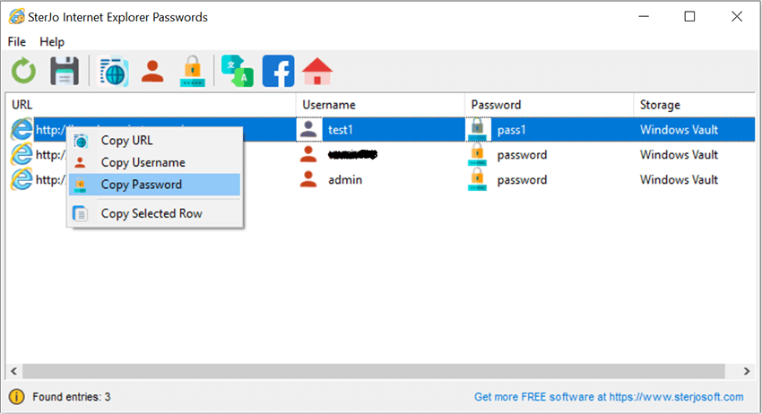 SterJo Internet Explorer Passwords Windows 11 download