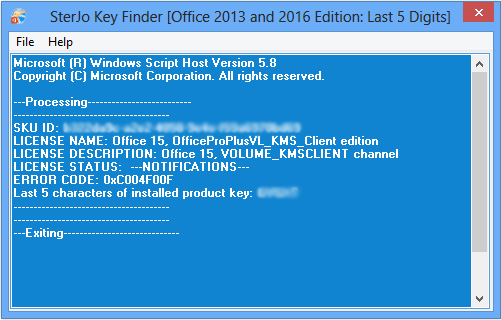 microsoft office professional plus 2013 key finder